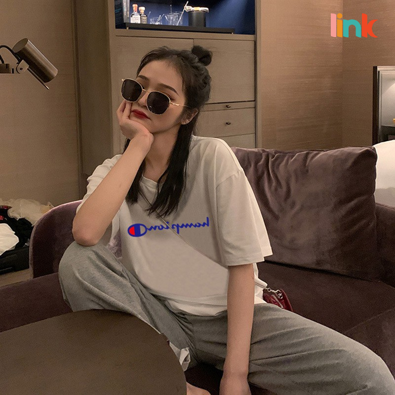 Áo thun champion cute hạt me Unisex