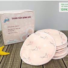 (Chính hãng)Hộp 8 miếng lót thấm sữa giặt được Goodmama