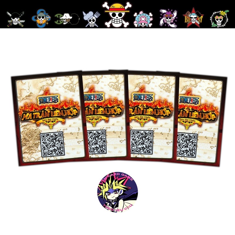Bộ Thẻ bài Toonies One Piece Ma Trận Liên Hợp 60 thẻ #1.