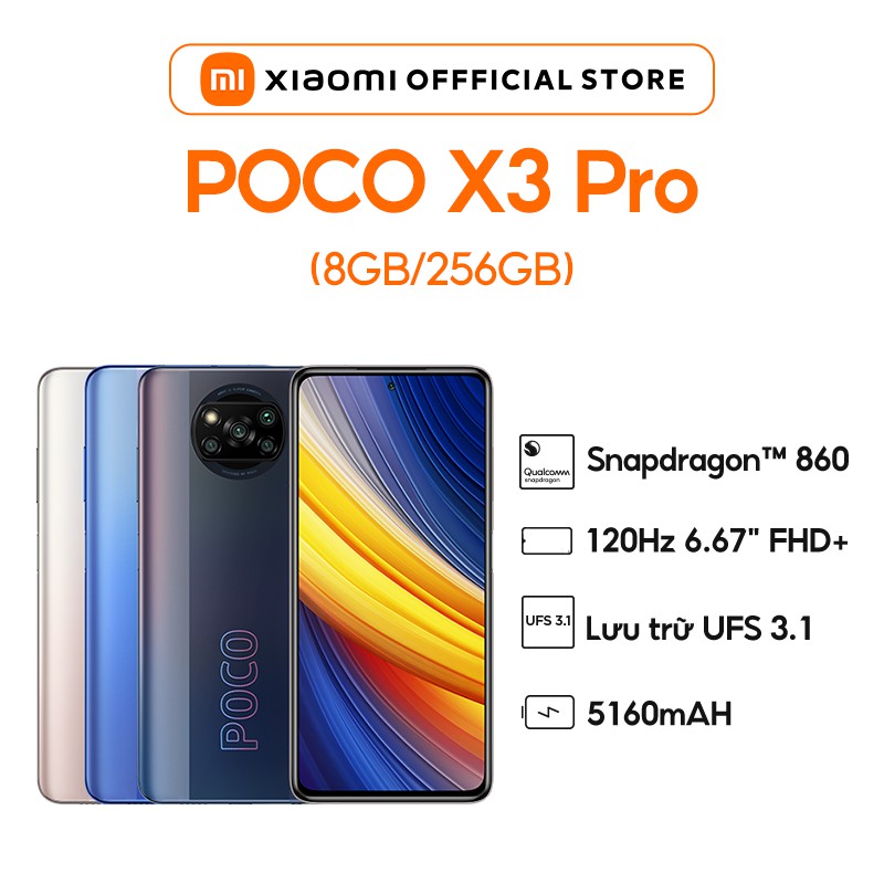 Điện thoại Xiaomi POCO X3 Pro (8GB+256GB) | Hàng chính hãng | Bảo hành 18T