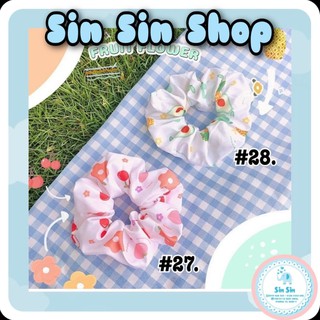 Cột tóc vải scrunchies Dây Buộc Tóc Scrunchies ( Gummy bear)