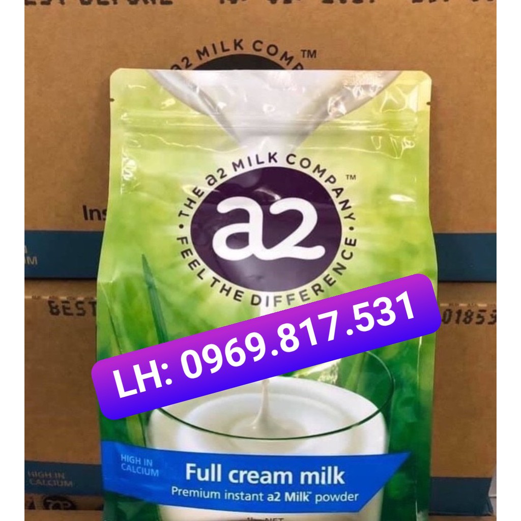 Sữa A2 nguyên kem 1kg mẫu mới date 2021