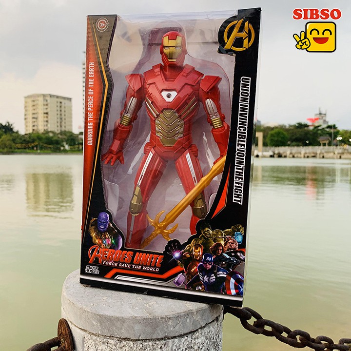 ĐỒ CHƠI MÔ HÌNH SIÊU NHÂN IRON MAN NGƯỜI SẮT A0685 - SIBSO