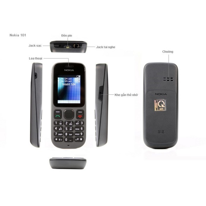 Điện thoại 2 sim giá rẻ Nokia 101/100 pin khủng | BigBuy360 - bigbuy360.vn