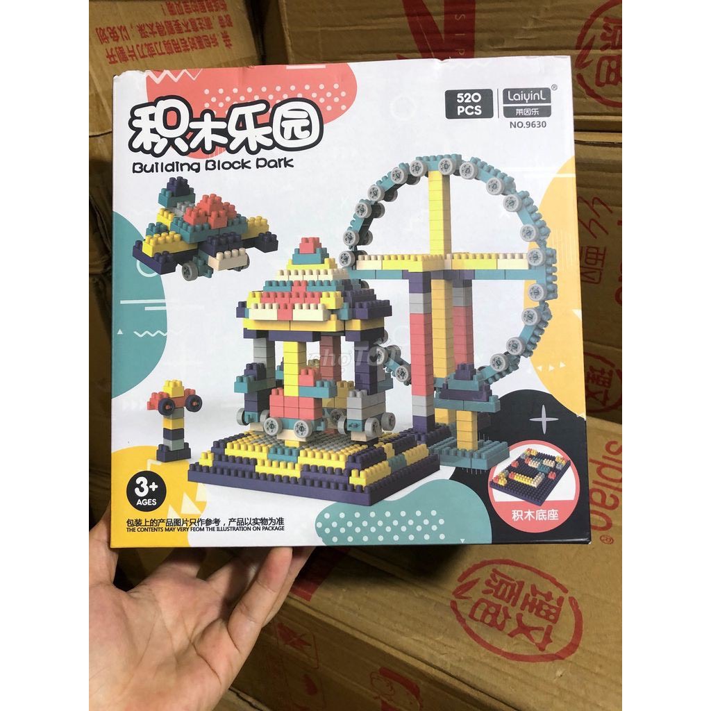 Đồ chơi xếp hình 520 chi tiết cho bé