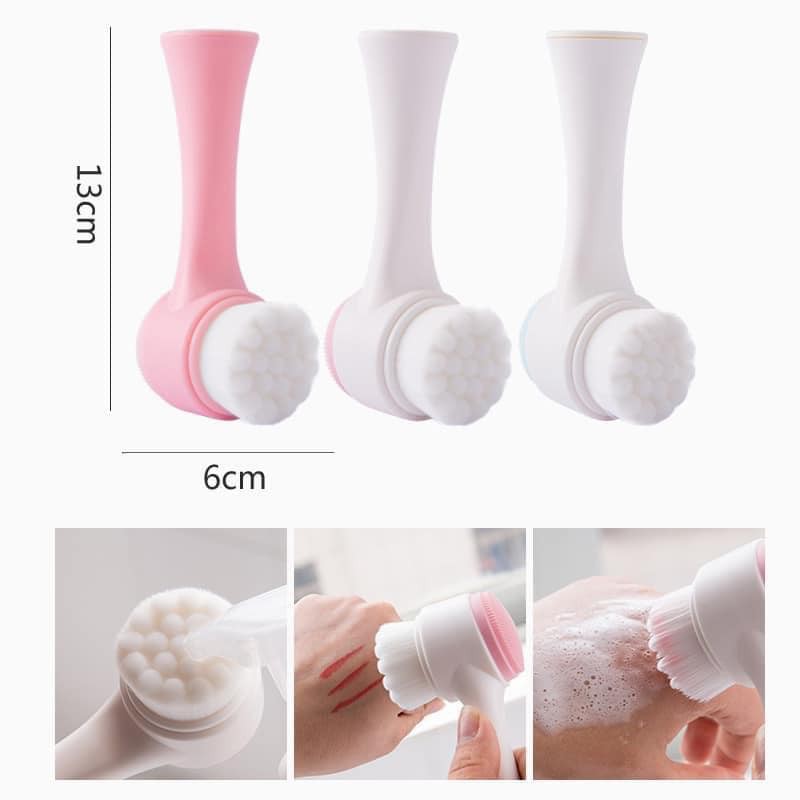 DỤNG CỤ CỌ RỬA MẶT MASSAGE SILICONE 3D