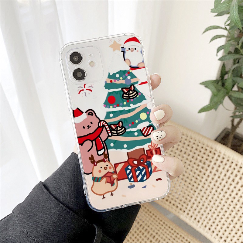 Ốp lưng iphone vuông cạnh cây thông NOEL giáng sinh 6/6plus/6s/6splus/7/7plus/8/8plus/x/xr/xs/11/12/pro e113 | BigBuy360 - bigbuy360.vn