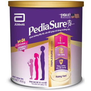 Sữa Pediasure hương Vani hộp 400g