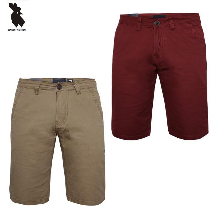 Combo 2 Quần Short Kaki Nam Thời Trang Gabo s QSK06