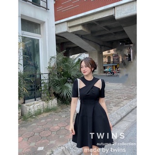 đầm chéo ngực bigsize đính ng.oc 55kg-90kg🌸🌸