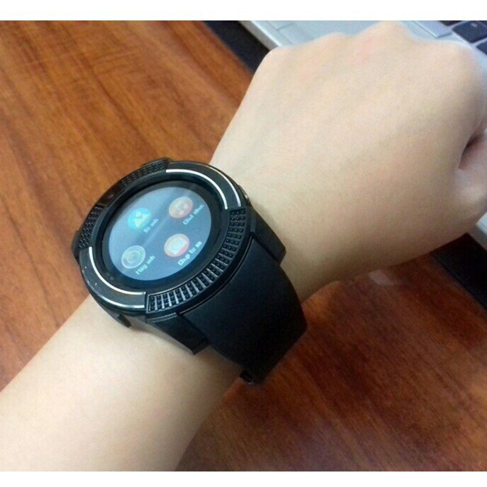 Đồng hồ thông minh SMARTWATCH V8 - Cảm ứng, gắn sim và thẻ nhớ - Hỗ trợ tiếng Việt