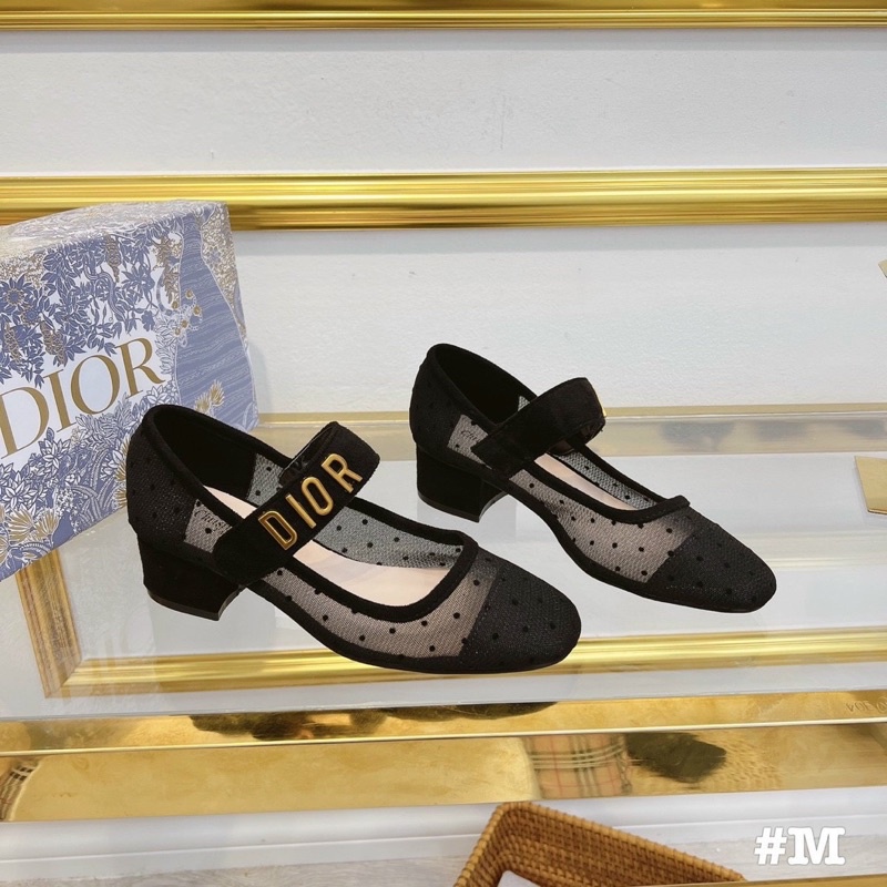 giày chấm bi,sandal lưới,2 kiểu giày gót 3cm và bệt
