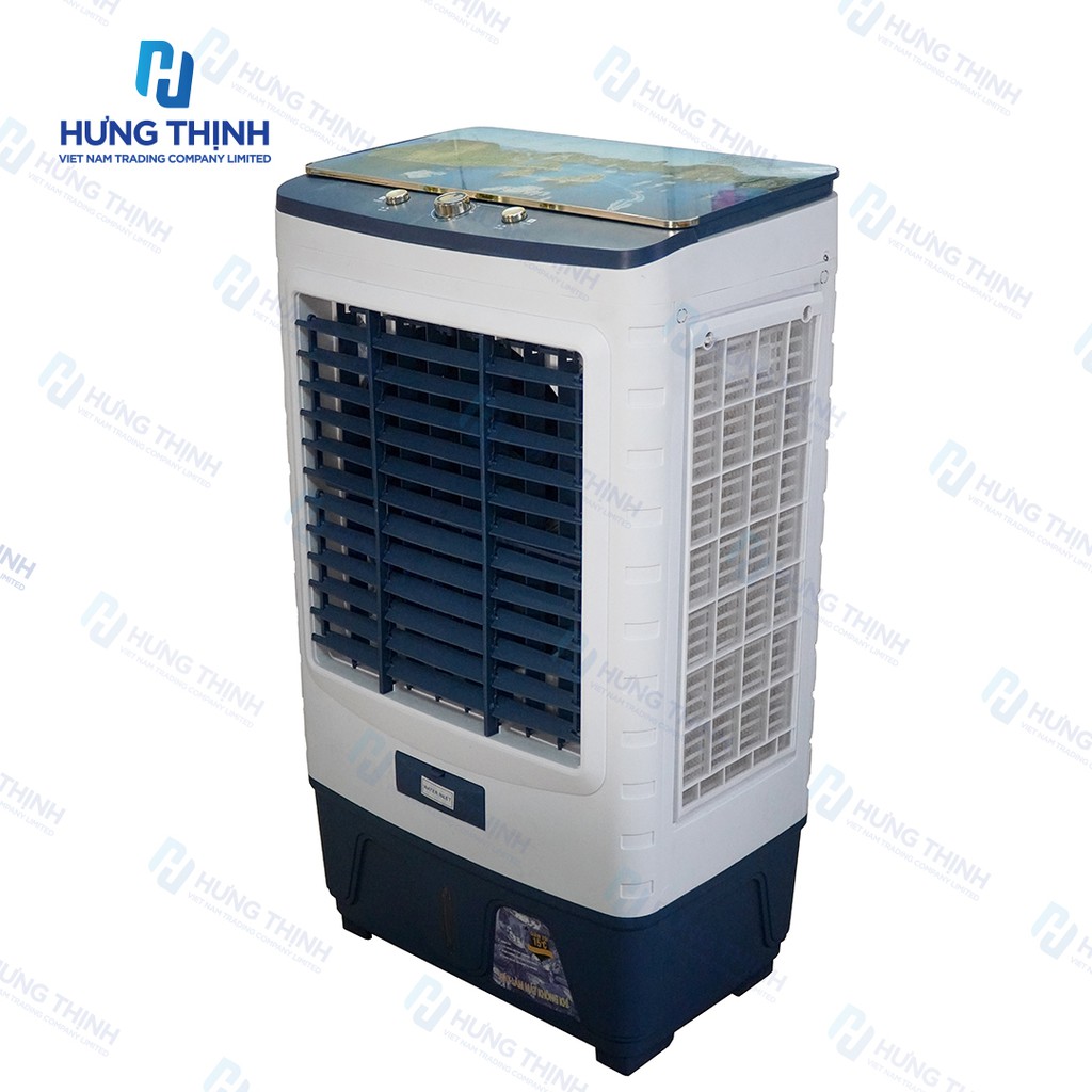 Quạt điều hòa 60L XS-808 Thiết kế Nắp kính sang trọng hiện đại