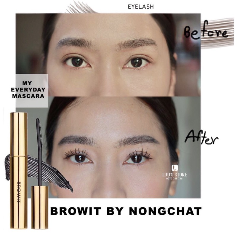 [Mã 155FMCGSALE giảm 7% đơn 500K] Mascara Browit By Nongchat My Everyday