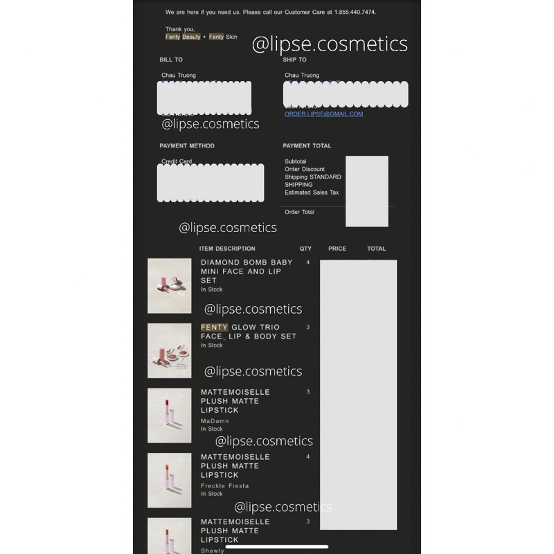 SON VÀ HIGHLIGHT FENTY BEAUTY MINI FACE + LIP DIAMOND BOMB TÁCH SET | BigBuy360 - bigbuy360.vn