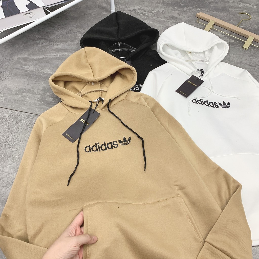 Áo Hoodie UNISEX ADIDAS Form Rộng - Áo Hoodie ADIDAS Nỉ Dày Dặn Cotton Mềm Mịn | BigBuy360 - bigbuy360.vn