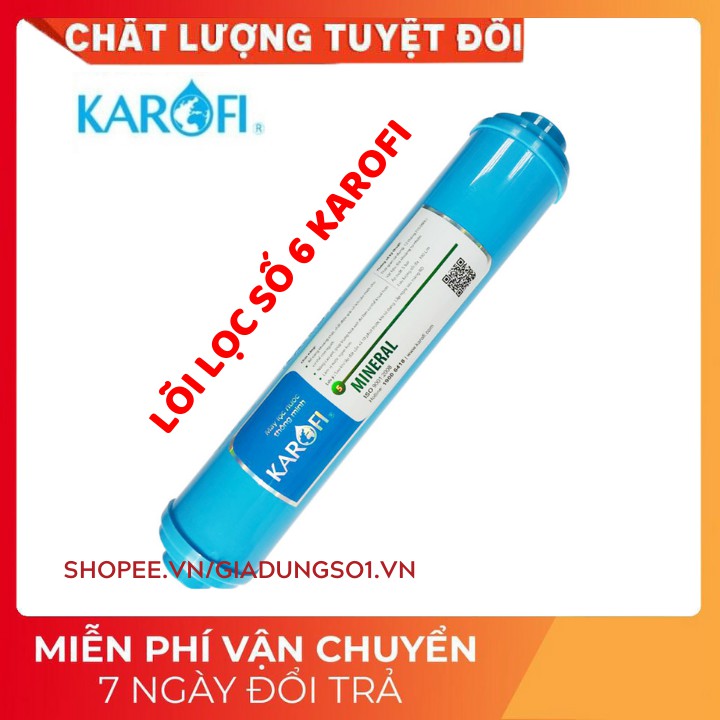 [UY TÍN SỐ 1] FREESHIP COMBO 6 LÕI LỌC NƯỚC KAROFI | 06 LÕI GỒM LÕI 4, LÕI 5, LÕI 6, LÕI 7, LÕI 8, LÕI 9