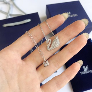 Vòng cổ Mạ Bạc 925 Mặt Thiên Nga Đính Đá Thời Trang 2023 5007735