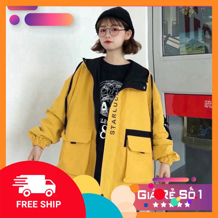 𝗡𝗘𝗪 𝗔𝗥𝗥𝗜𝗩𝗔𝗟 ÁO KHOÁC DÙ Túi Hộp A840 (Form Rộng XL)