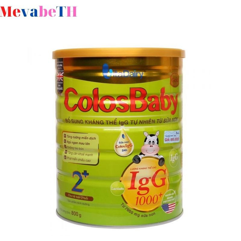 Sữa ColosBaby Gold 2+ 800g (trẻ từ 2 tuổi trở lên)