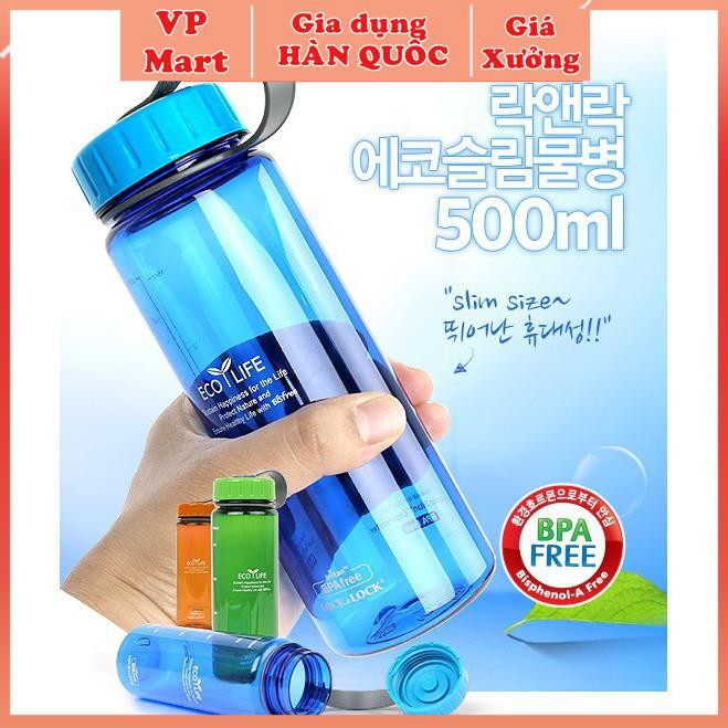 [Siêu khuyến mãi] BÌNH NƯỚC LOCK&LOCK NHỰA TRITAN ABF613 500ML