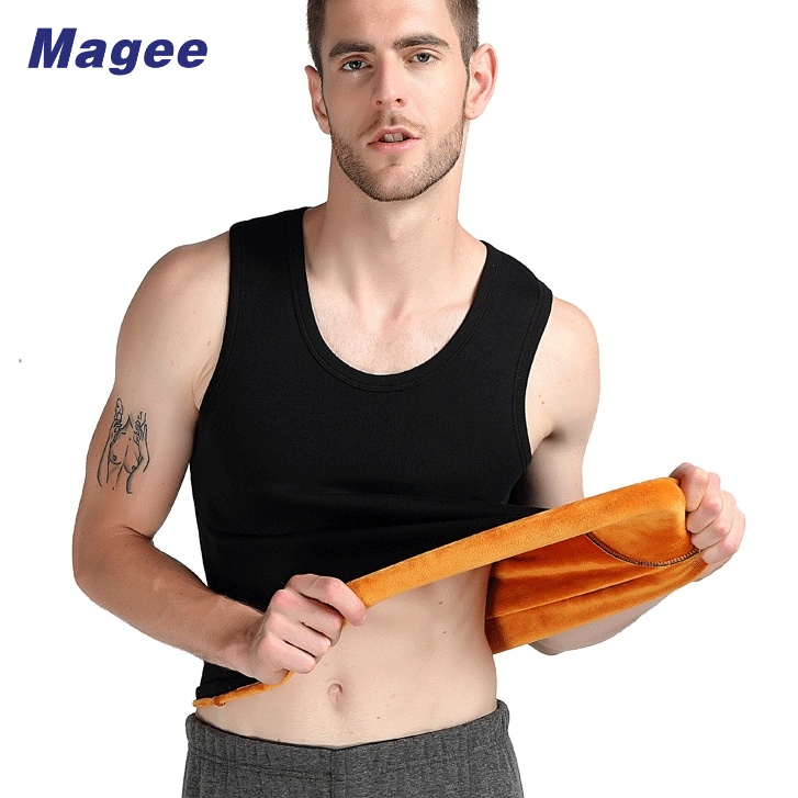 Magee Áo Nhung Dày Dặn Cổ Tròn Siêu Mềm Mại Giữ Ấm Cho Nam