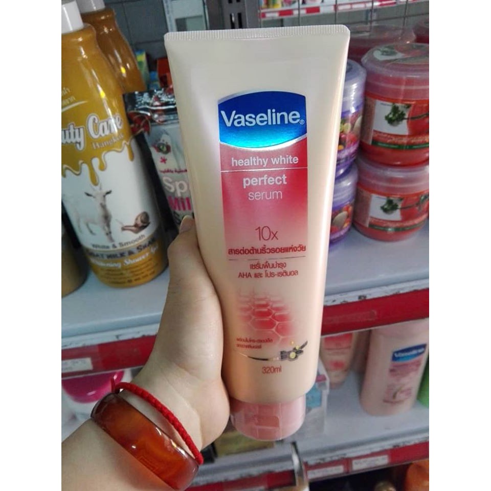 DƯỠNG THỂ VASELINE HEALTHY WHITE PERFECT SERUM 10X 320ML CHÍNH HÃNG - 4711