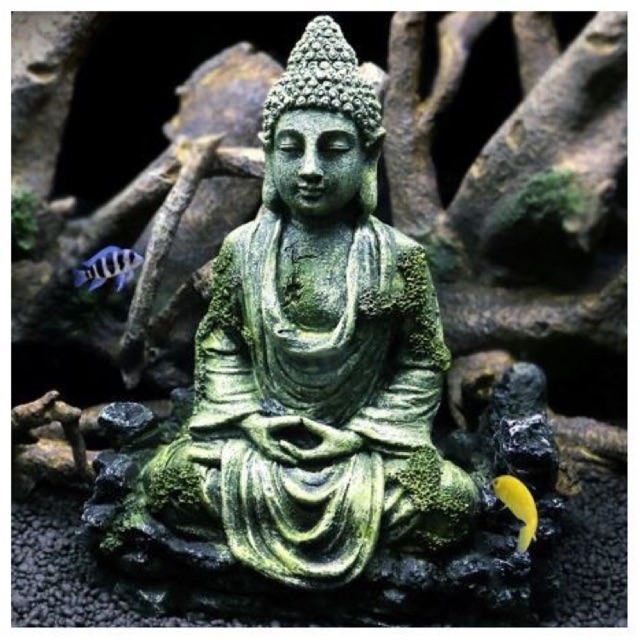Tượng Phật phỏng cổ giả đá- để phòng trà