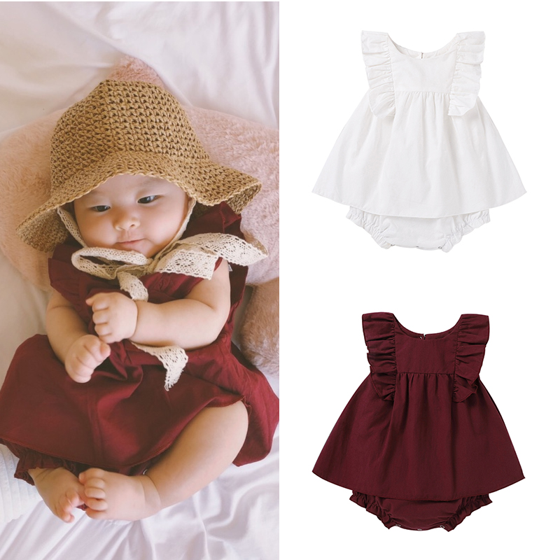 Bộ áo liền quần kiểu dáng xinh xắn dành cho em bé sơ sinh