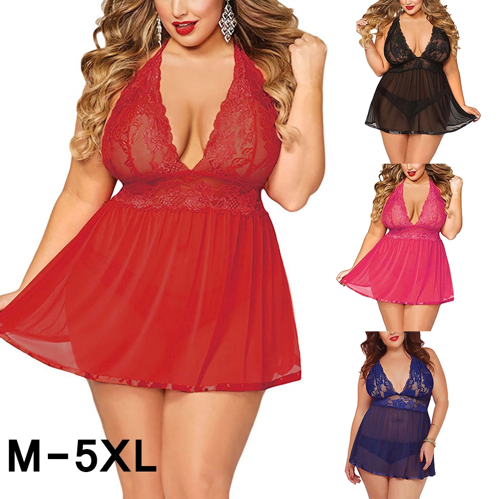 Đầm ngủ ren hoa thiết kế quyến rũ cho phái nữ