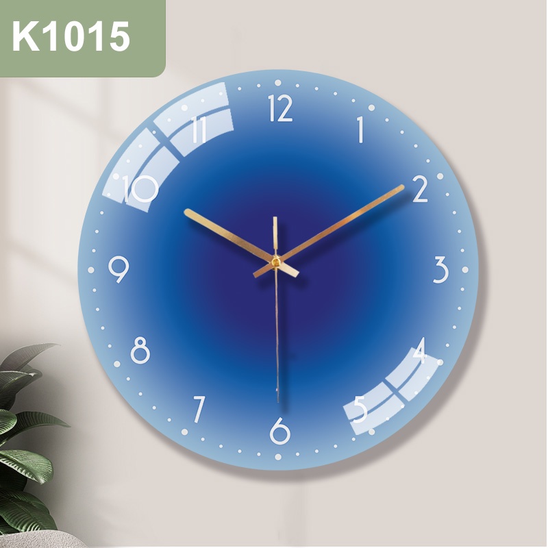 Đồng Hồ Treo Tường, Đồng Hồ Treo Tường Kim Trôi, Không Phát Ra Tiếng Ồn, Màu Sắc Độc Đáo