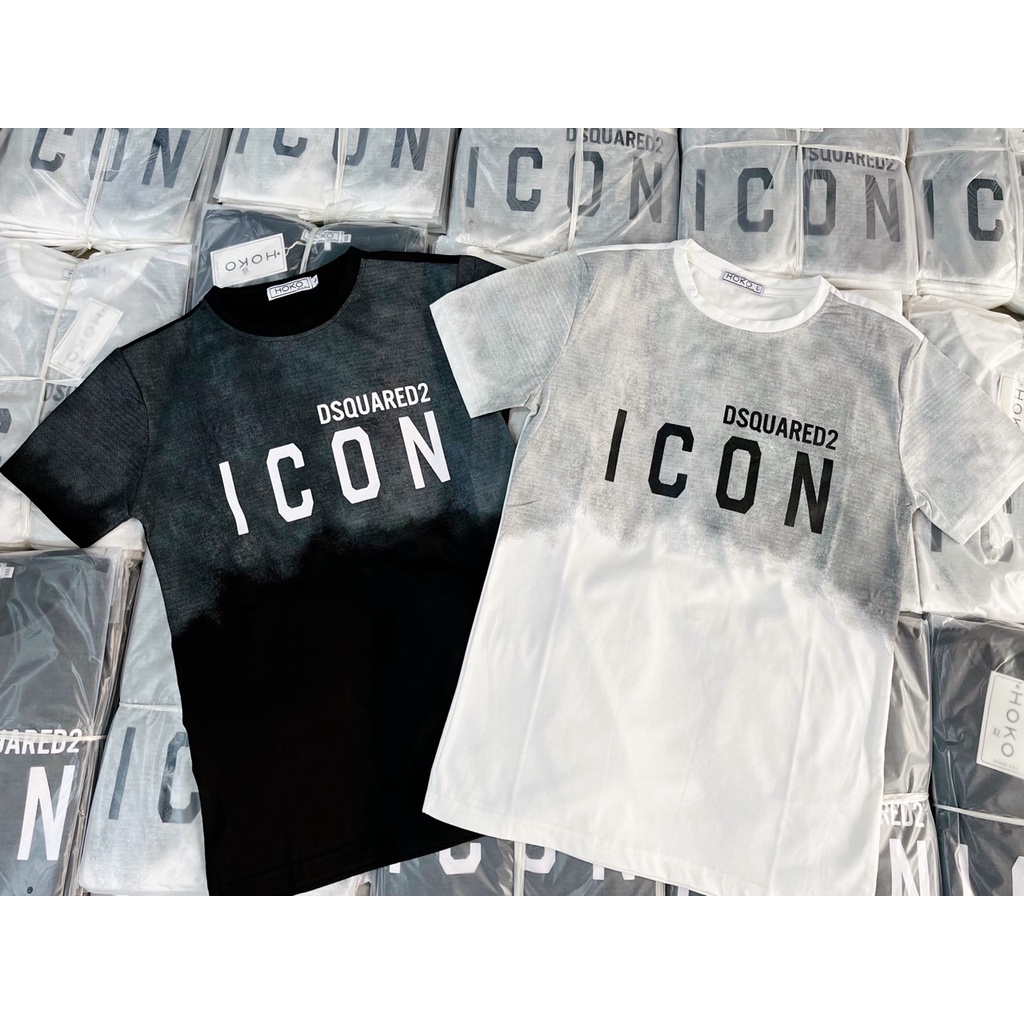 Áo thun nam, Áo thun cổ tròn cotton co dãn in loang cực chất -NEWSTYLE