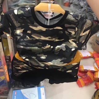 Sale Set bộ rằn ri phối màu cho bé trai