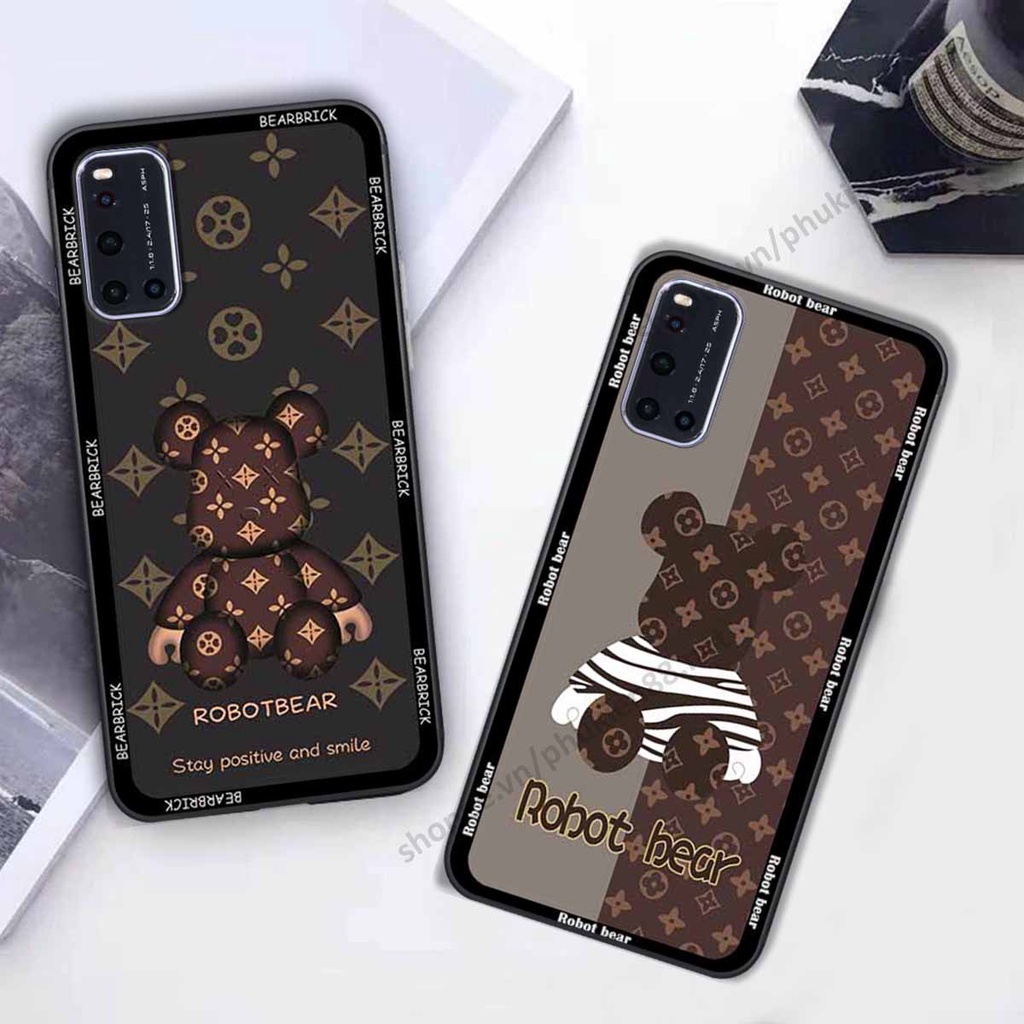 Ốp Vivo V19 bear, k@ws thương hiệu phong cách ốp lưng thời trang cao cấp