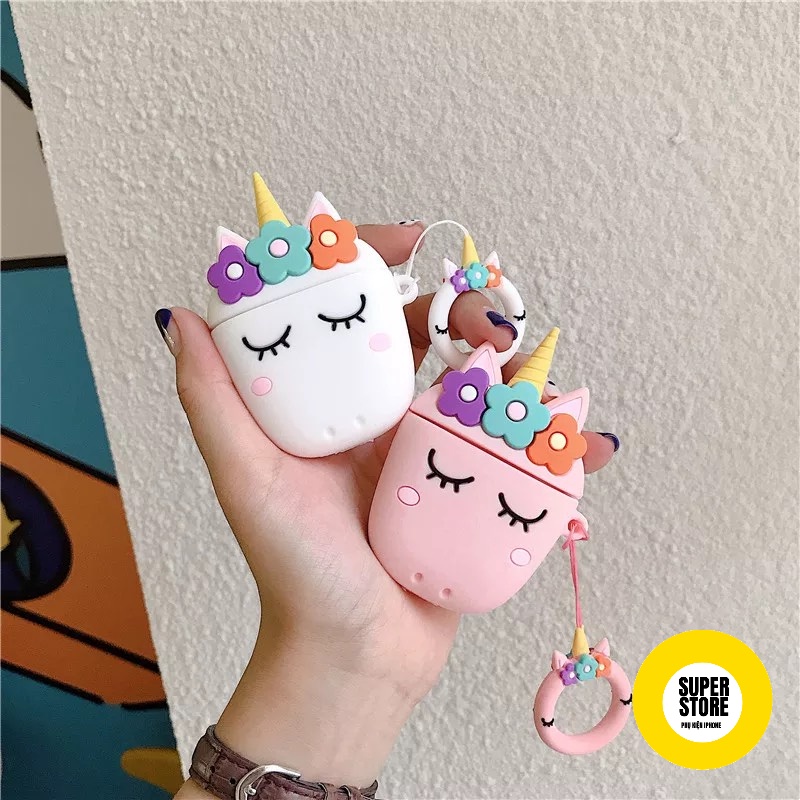Case Vỏ Bao Airpods Đựng Tai Nghe Airpod 1 2 Pro Mẫu UNICORN Cực Chất