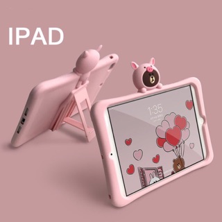 💓Màu Hồng🐻Ốp ipad💓Ốp Lưng Máy Tính Bảng Thời Trang 2019 Dành Cho iPad 10.5 "Pro11" iPad 2 / 3 / 4 mini 1 / 2 / 3 / 4 air1 / 2