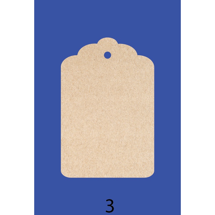 Tag Quần Áo, Tag Quà Tặng 6x4cm - 100 cái (có sẵn) tặng dây