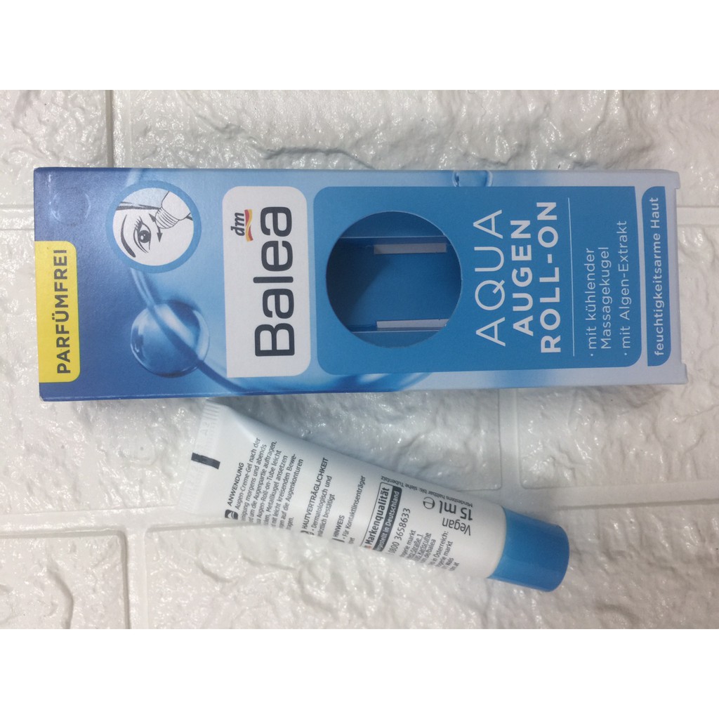 KEM TRỊ THÂM VÙNG MẮT DẠNG BI LĂN BALEA AQUA AUGEN ROLL-ON