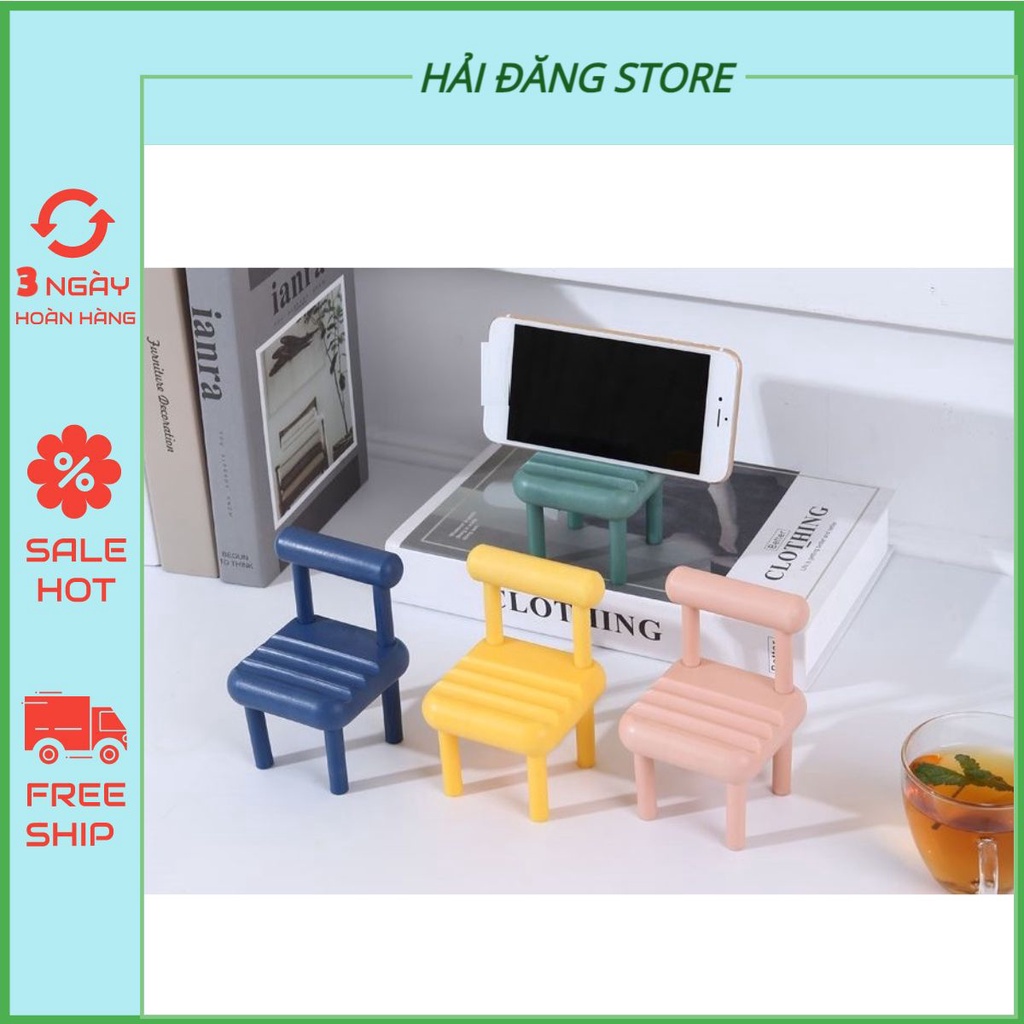 Giá đỡ điện thoại Ipad để bàn hình ghế ngồi đa năng chất liệu nhựa cao cấp - tiện dụng