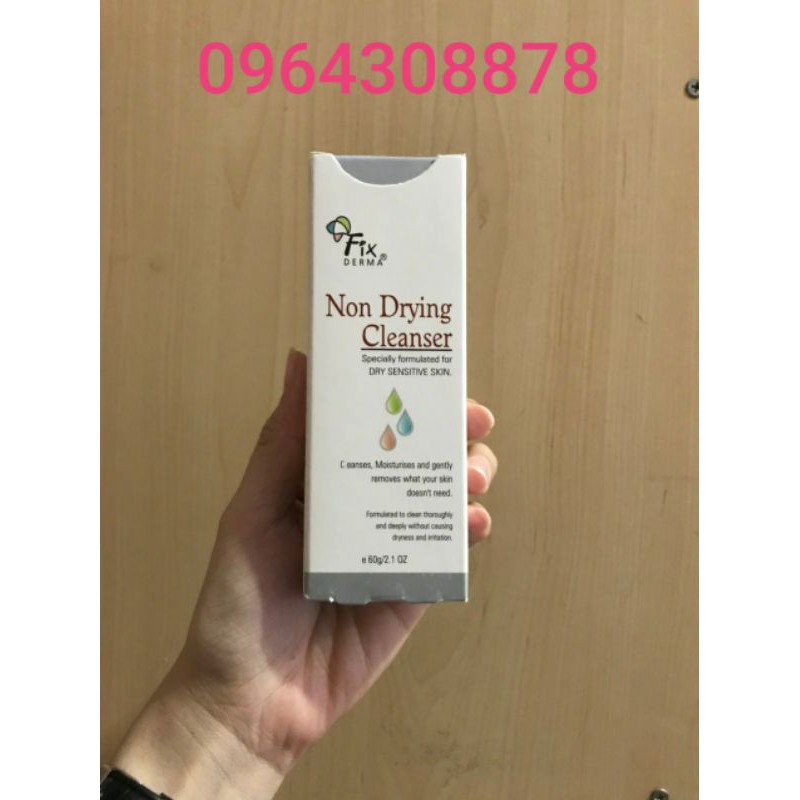Fixderma NonDrying Cleaner (  Sữa rửa mặt Fixderma Nondrying tube 60g )