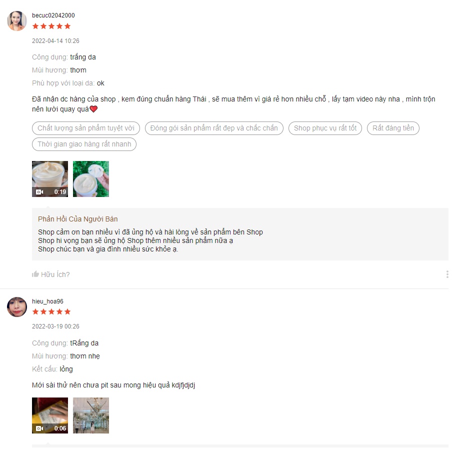 Kem Velvet Whitening Body Lotion  chuẩn Thái Lan hủ 350G