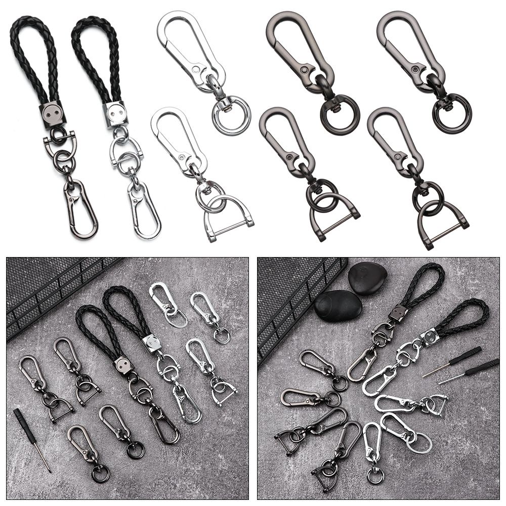 Móc chìa khóa edc bằng kim loại hình móng ngựa độc đáo tiện dụng