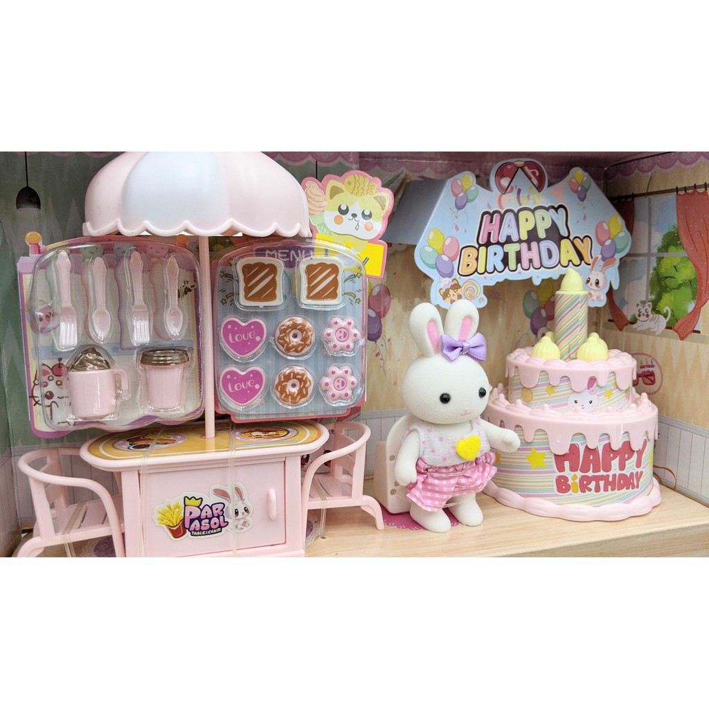 [SIÊU SALE 15.6] Đồ chơi cửa hàng làm bánh sinh nhật của Thỏ