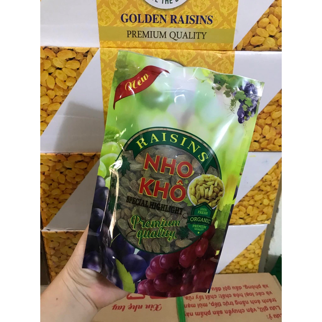 Nho Xanh Khô Raisins túi 300gr