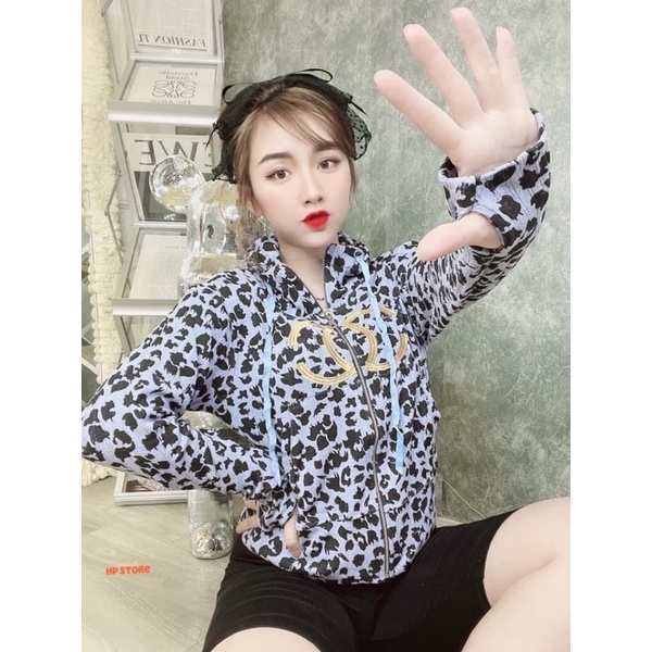 🎉 Áo Khoác Nữ Da Beo Thêu Chất Đẹp From Chuẩn
