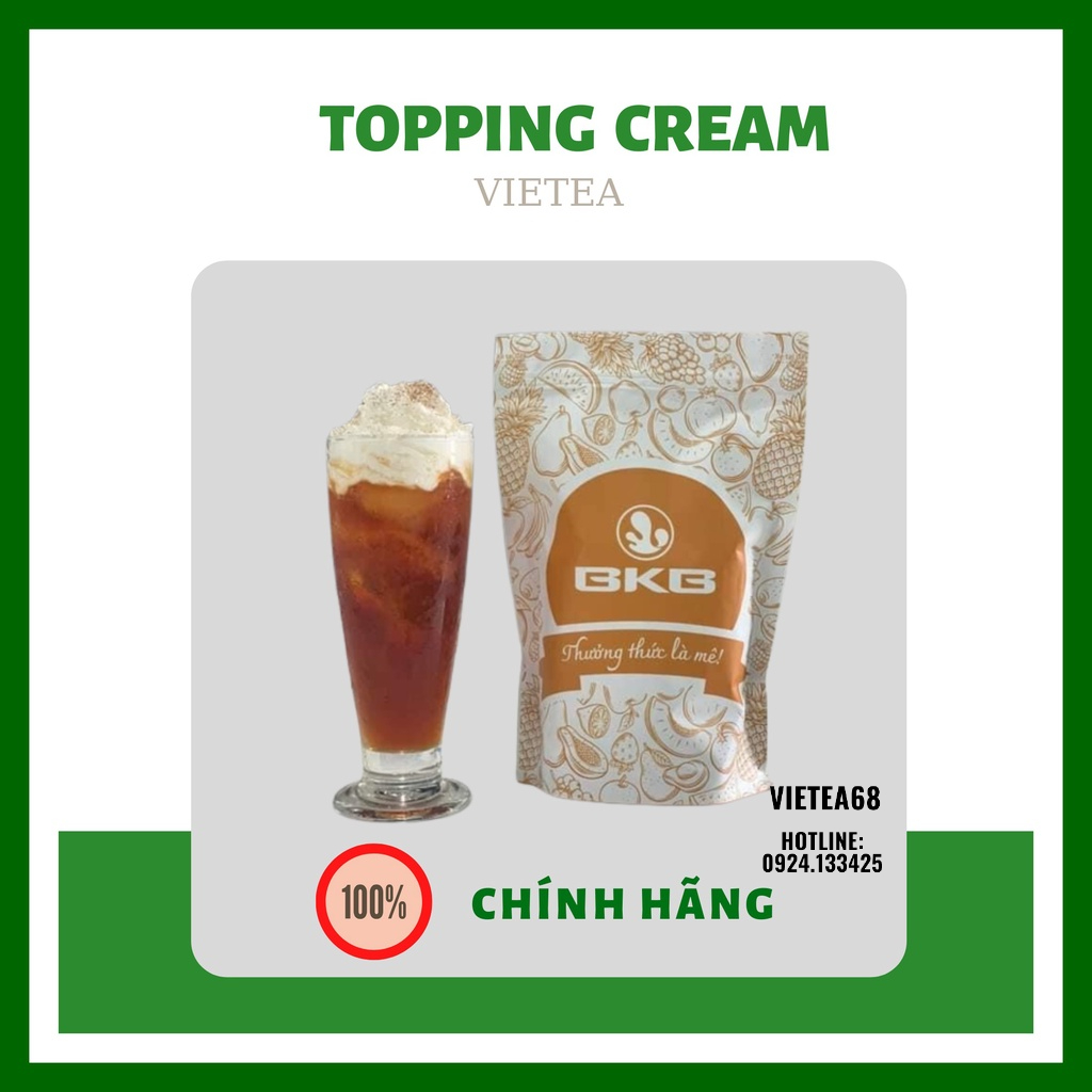 Bột Topping Cream BKB thay rich 500gr
