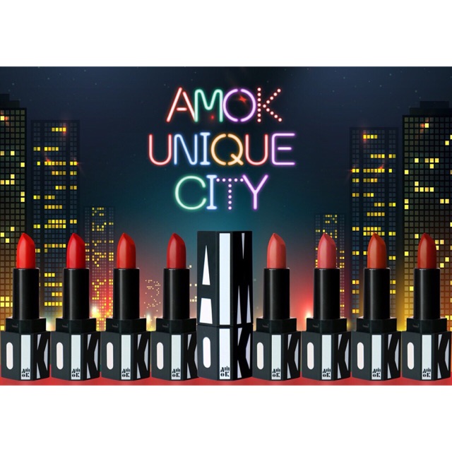 ( Hạn sử dụng 01/2022 ) Son lì Amok Unique City | BigBuy360 - bigbuy360.vn