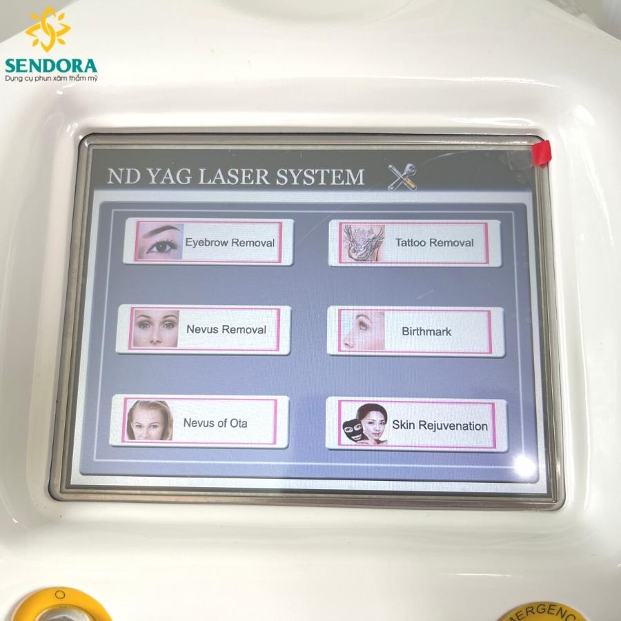 Máy Xoá Xăm Mini Phát Quang Tay Cầm Laser ND Yag HMTR-2250 Nhập Khẩu Chính Hãng