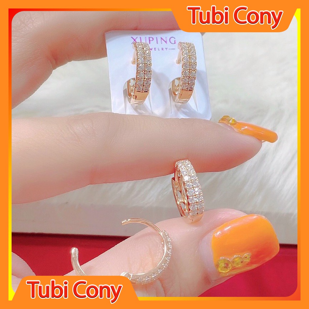 Đôi Bông Tai Nữ Đẹp 18K Mạ Vàng