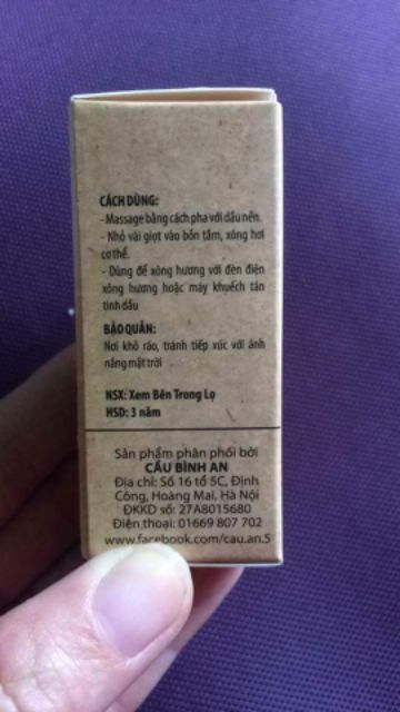 Tinh dầu Quế Cầu Bình An 10ml